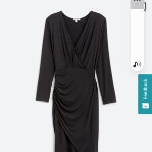 NINE BRITTON Martina Knit Dress2X in Black